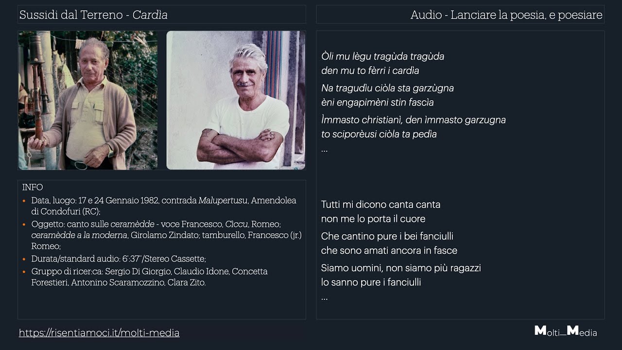 Cardìa - Lanciare la Poesia