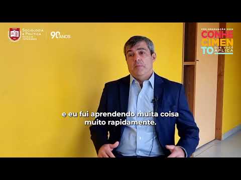 Pós-Graduação - Sociologia e Política - Escola de Humanidades 2022/2 - Conhecimento que você aplica