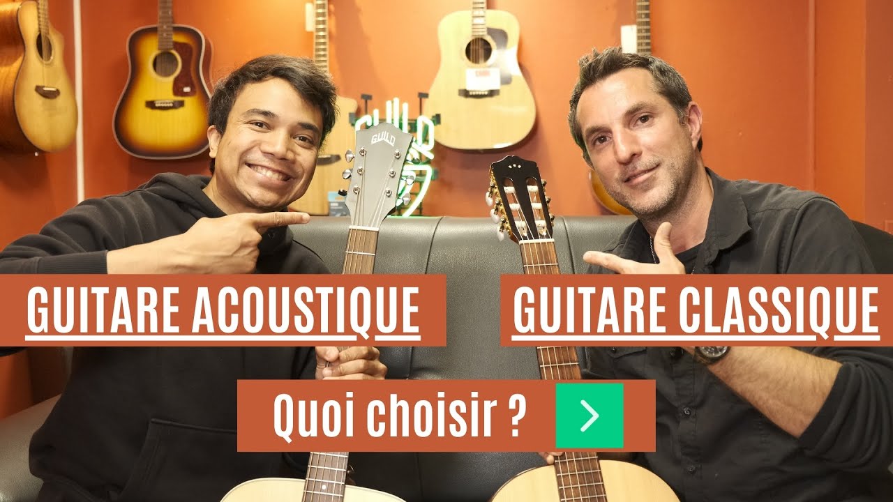 Guitare folk ou classique ? Tous nos conseils