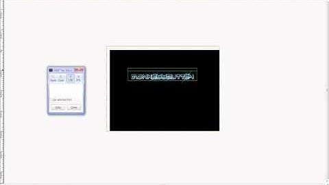 Gimp: how to make a frosty text effect