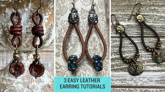 Joanna Gaines Leather Earrings  Louis Vuitton Leather Earrings