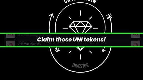 Claim UNI Tokens from UniSwap using Trust Wallet!