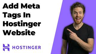 How To Add Meta Tags In A Hostinger Website (2026 Easy Guide)