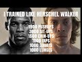 I TRAINED AND ATE LIKE HERSCHEL WALKER (crazy high volume workout and intermittent fasting)