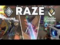 3 Levels of Valorant: My RAZE After 1000 HOURS