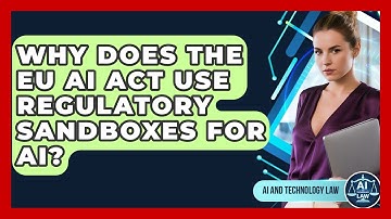 Why Does The EU AI Act Use Regulatory Sandboxes For AI? - AI and Technology Law