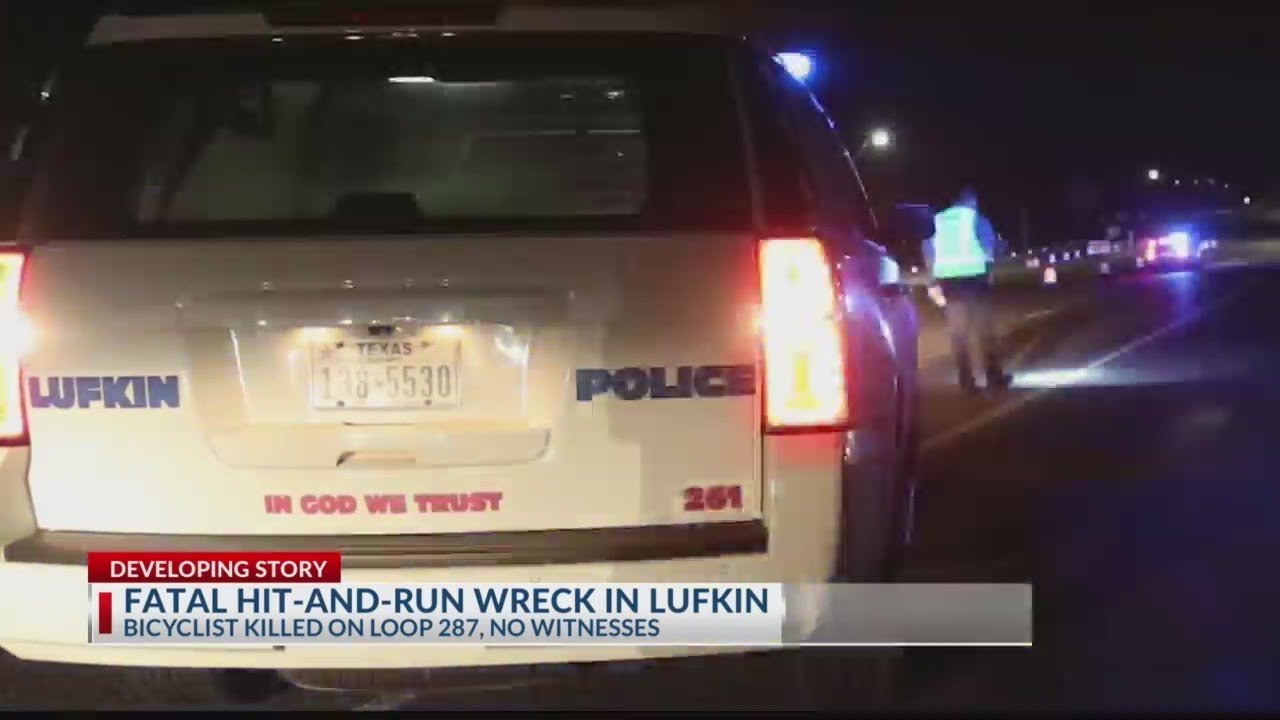 Lufkin Police: Man on bike dies after hit-and-run wreck in Lufkin - YouTube