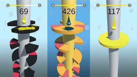 helix jump game 3D // gameplay