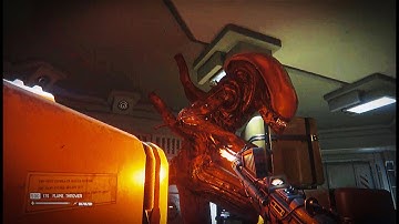 Rare flamethrower interaction in Alien: Isolation! (I was wrong, it’s not rare😔)