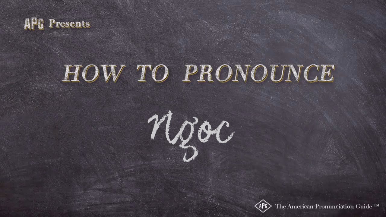 How to Pronounce Ngoc (According to People Named NGOC!) - YouTube