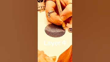 Here’s How to Stipple in Layers #ink #satisfying #drawingtutorial #pointillism