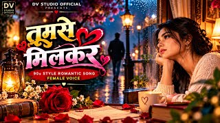 Tumse Milkar ❤️ | 90s Style Romantic Song | Female Voice | Hindi Love Song