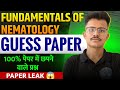 Fundamentals of Nematology – Guess Paper Complete Paper Ready | Paper Me Chhapne wale Questions