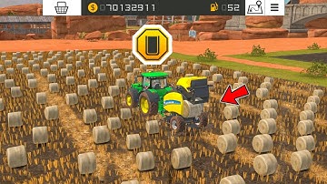 Making 1000+ Straw Role Bales W/ Multiplayer In Fs18 | Fs18 Multiplayer Gameplay | Timelapse 