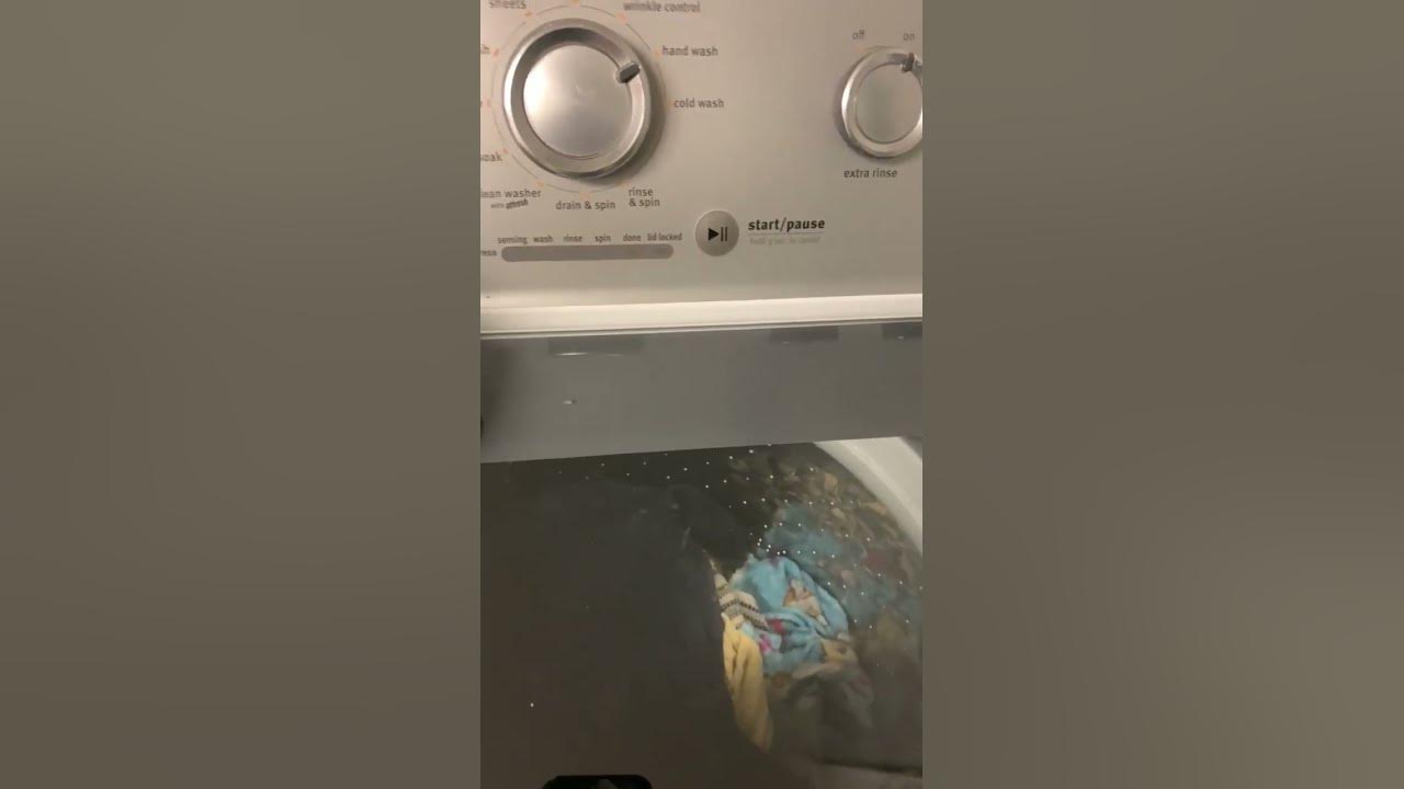 Maytag Bravos Washer wont spin quick and easy reset YouTube