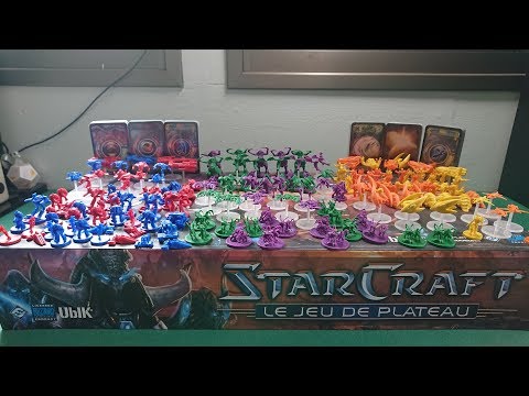 Видео: Распаковка нового французского издания раритетной настольной игры StarCraft Boardgame