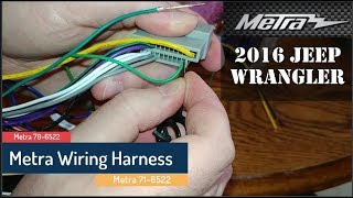 Removing wires from a Metra harness