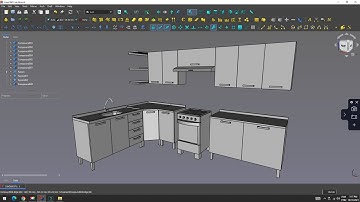 FreeCAD - Kitchen