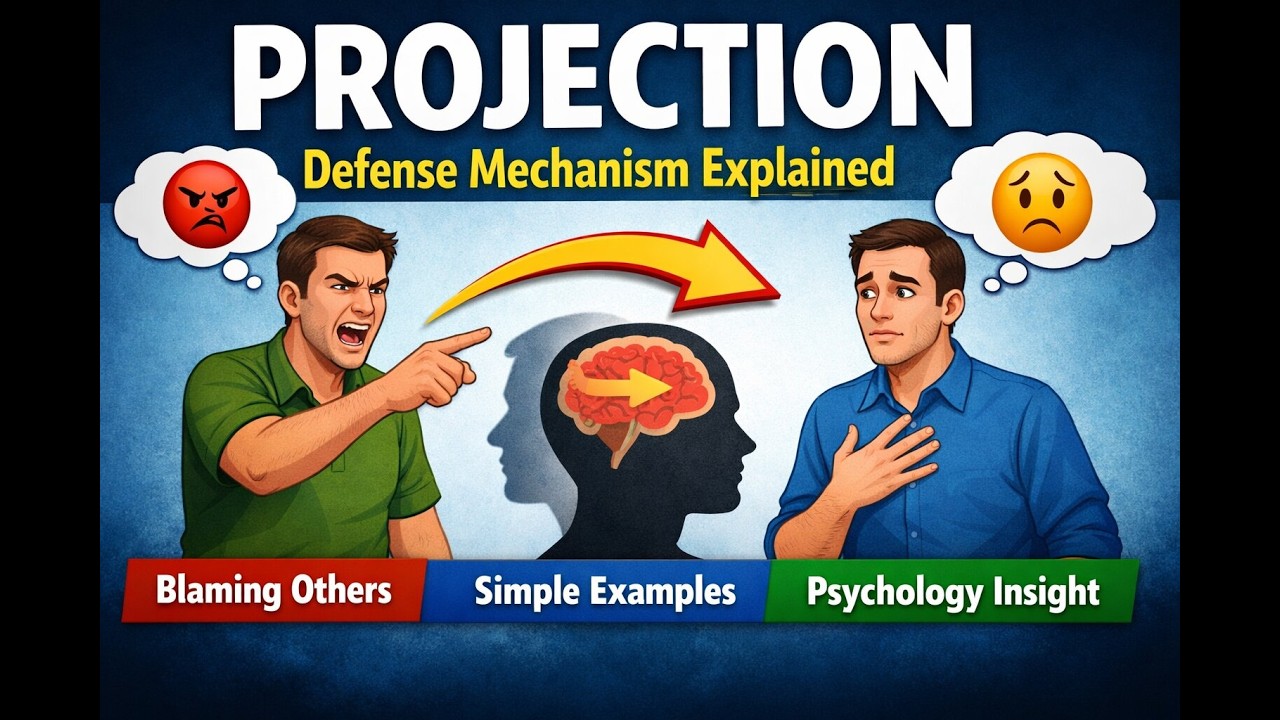 Projection | Defense Mechanism Explained with Simple Examples - YouTube