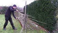 Réaliser une clôture en plessis avec le bois de taille