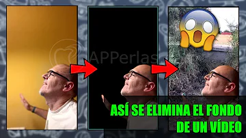 ¿Cómo quitar el fondo de un video en iPhone?