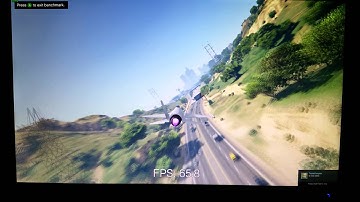 GTA V Benchmark- 1080P with  V Sync Off