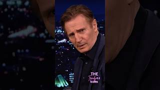 Liam Neeson always stays in Character ❤️ #antesedepois  #liamneeson #hollywood