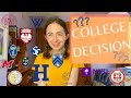 where i&#39;m going to college!! | college decision reveal 2020
