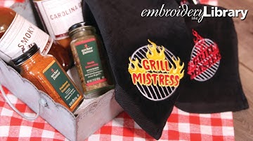 Embroidered Grill and Golf Towels