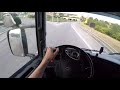 Awesome & Relaxing Scania G490 + Trailer 24m long Truck driving (POV, GoPro headview) 2017