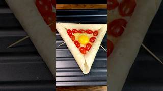 Easy Tortilla Egg Pizza #shorts