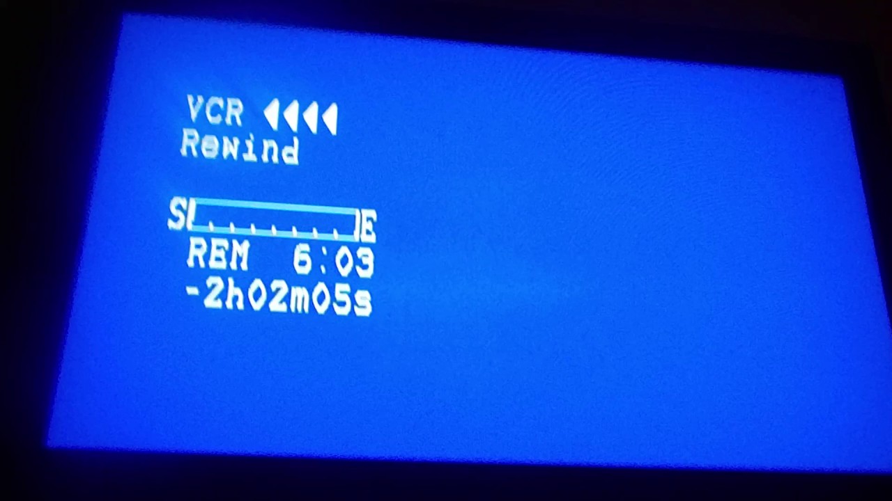 Rewinding A VHS 49 YouTube