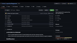 Dev & Tell | - Derked - LayerZero Playground Overview