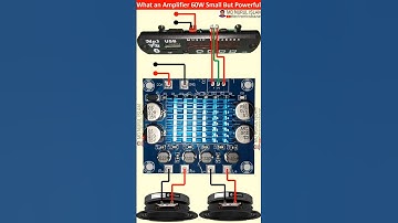 60W Class D Powerful Amplifier | How to Make Class D Amplifier | TPA3110 XH-A232 High Bass Amplifier
