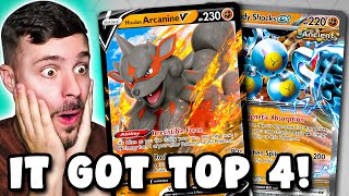 Sandy Shocks/Arcanine Got TOP 4 in a 100+ Player Tournament!