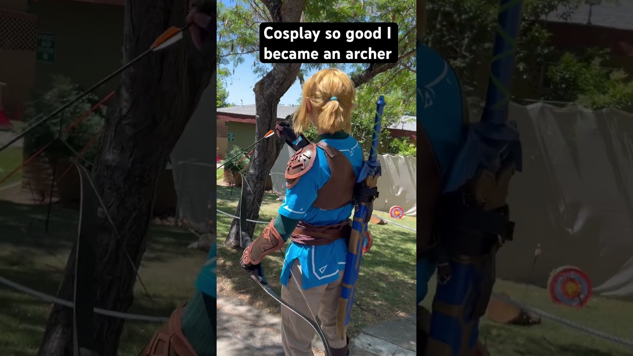 Archery in Link Cosplay Feels Unreal