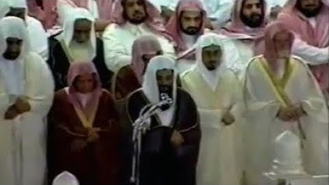 78 - سورة النبأ | تلاوة قديمة جميلة من تراويح رمضان 1418هـ فضيلة الشيخ سعود الشريم