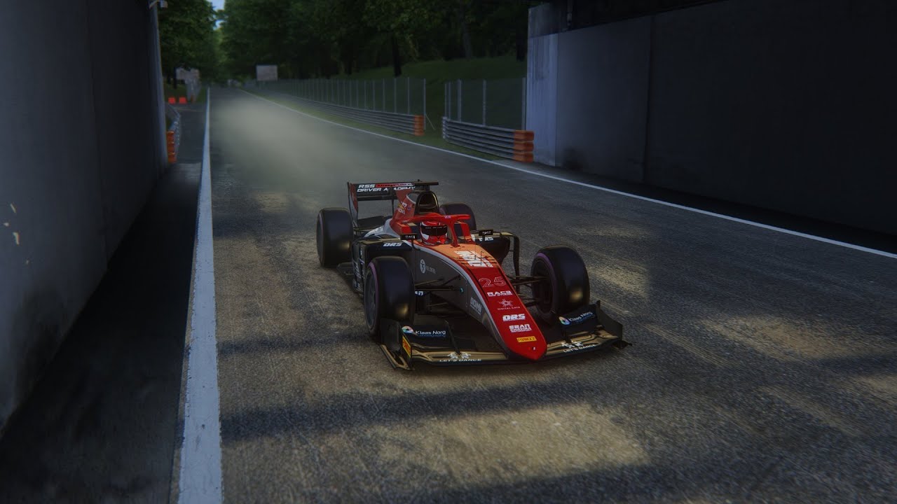 F2 Drive Spin At The Wet Monza Assetto Corsa Game Youtube