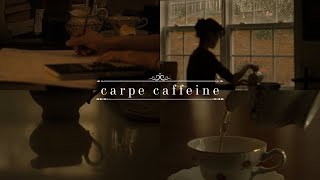 Carpe caffeine, the exams are upon us | dark academia cinematic vlog