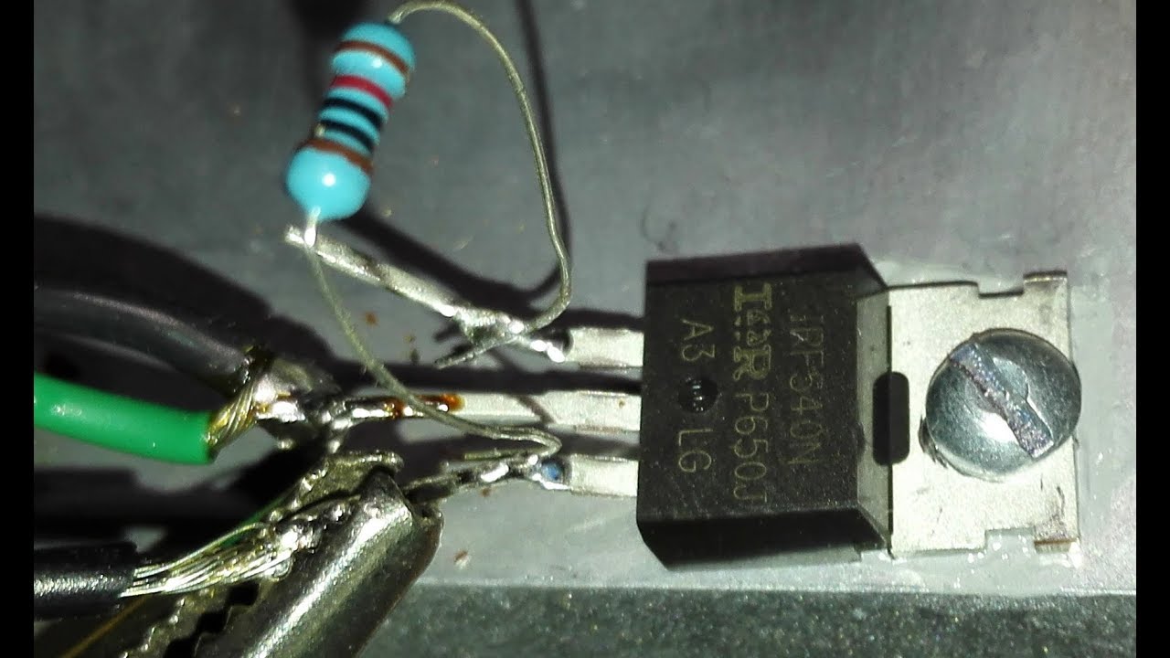 Тестируем IRF540N test at 12V 33A транзисторы из Китая. Фэйк или ...