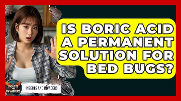 Is Boric Acid A Permanent Solution For Bed Bugs? - Insects and Invaders