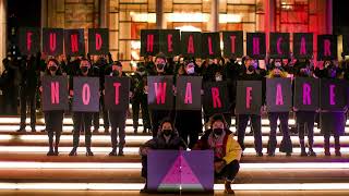 ACT UP Fund Healthcare Not Warfare 2024 Short promo video