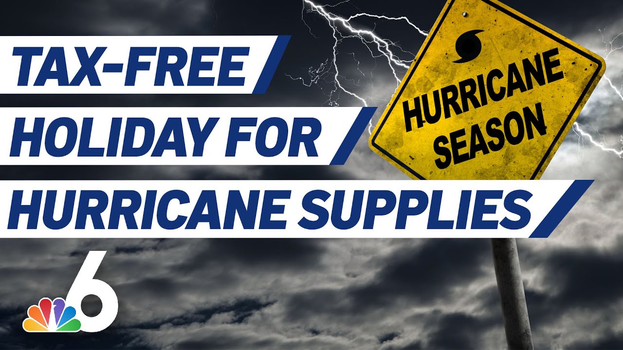 Florida’s TaxFree Holiday for Hurricane Supplies Begins Friday YouTube
