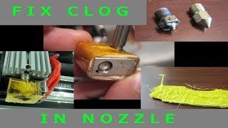 Fix Clog in Nozzle - Monoprice Select Mini - 3D Printer