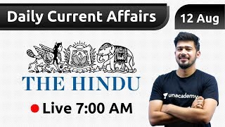 7:00 AM - Daily Current Affairs by Kush Sir | 12 Aug 2019 | Current Affairs 2019