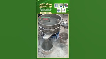 Test thực tế máy sàng rung TTVM – Sàng sạch, không tắc, siêu êm!
