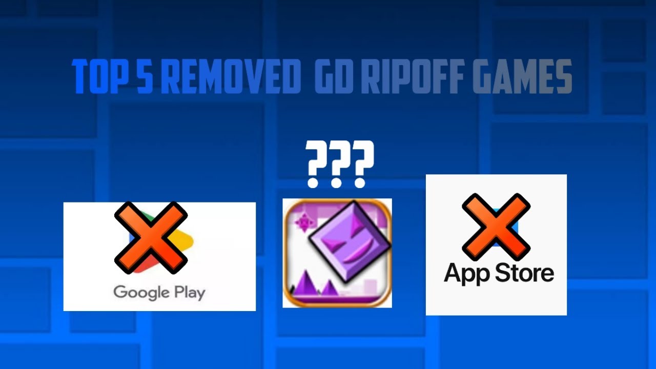 Gd Ripoff Menu Top 5 Removed GD Ripoff Games - YouTube