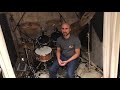 Using 4 microphones for recording snare drum in the Recording studio