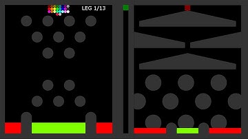 13 Eliminations Marble Race in Algodoo