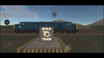 Train Sim Class 37 vs Train and rail yard simulator Class 40 horn
